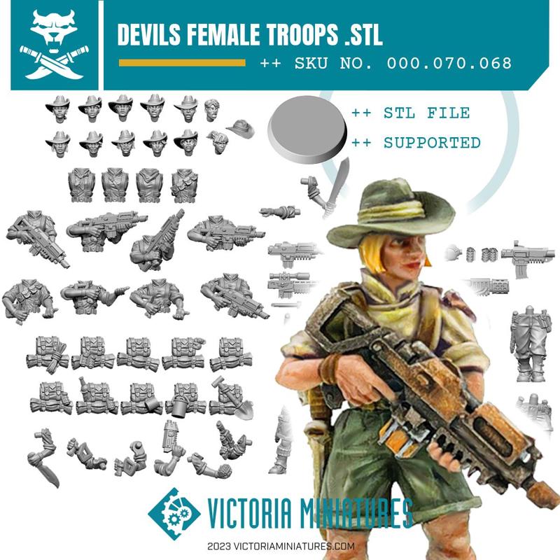 Female Devils Troops