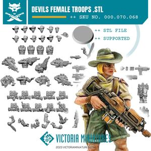 Female Devils Troops