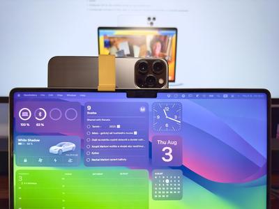iPhone Continuity Camera Holder for MacBook