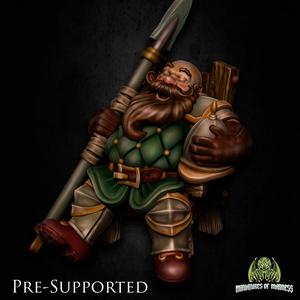 Agrim Calmairon [PRE-SUPPORTED]  Dwarf Knight Watcher