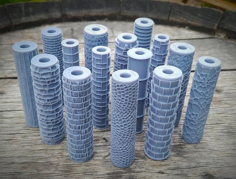 15 Rouleaux a texture - Foam roller - To make scener
