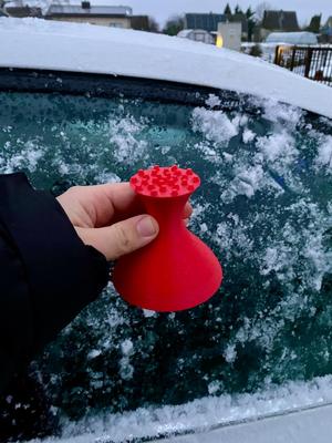 Window ice scraper