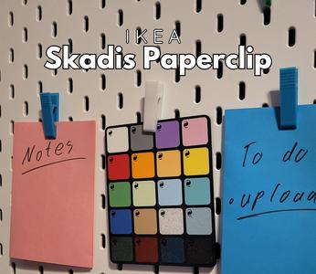 Skadis paperclip bracket