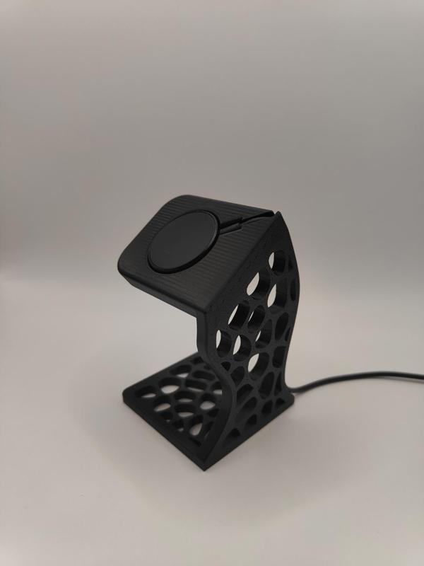 Watch charger stand, Apple, Galaxy, Voronoi style