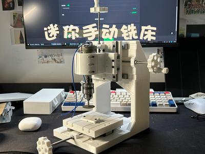DIY Full Linear Rail Mini Manual Milling Machine