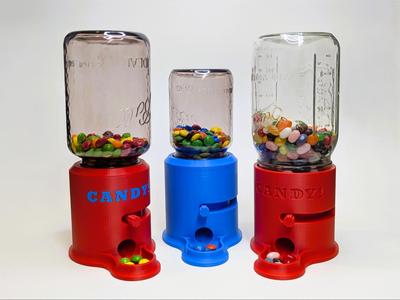 Mason Jar Candy Dispenser