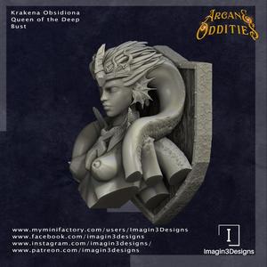Krakena Obsidiona, Squid Queen Bust