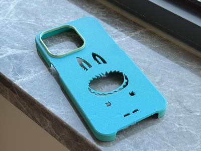 Labubu ultra-light phone case for iPhone 15 Pro - no supports
