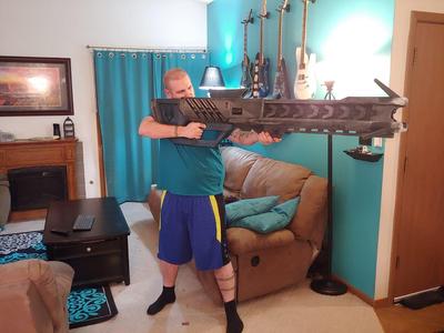 X-COM Plasma Sniper Rifle (LifeSize or Miniature)