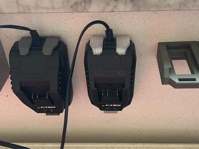 Parkside Battery Charger Holder / Mount V2