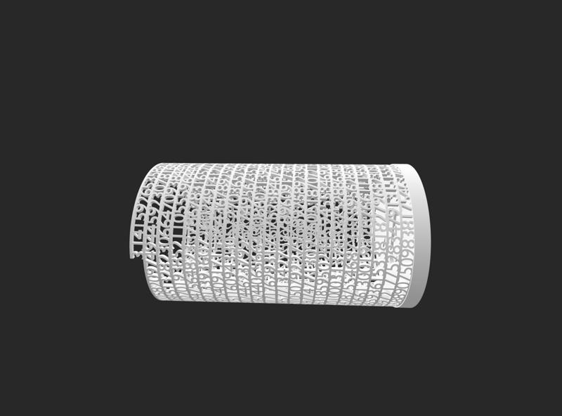 Pi Pen/Pencil Holder