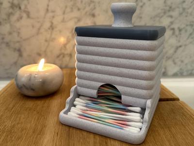 Cotton swab dispenser