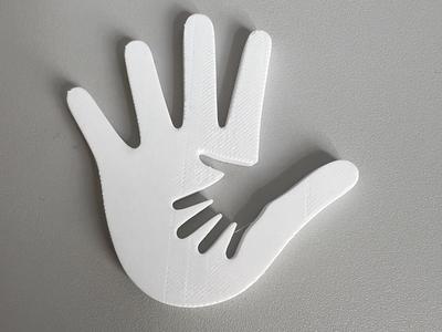 mothers day Big hand in small hand