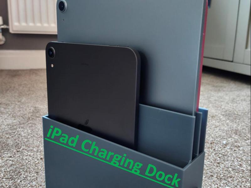 iPad/Tablet 11" Holding and Charging Dock (Fixed)