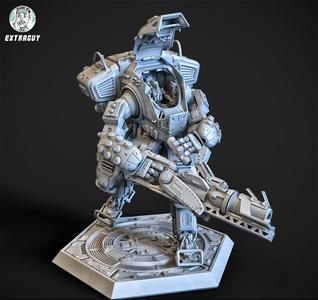 A Robot and his Big Robot 75mm 3D Printable