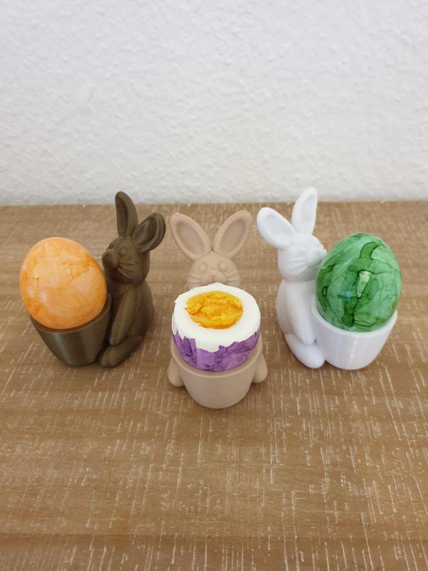 Easter bunny egg cup