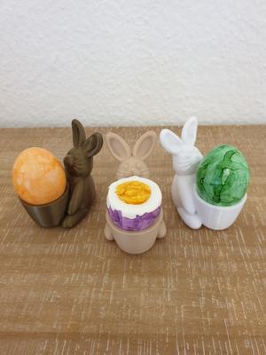 Easter bunny egg cup