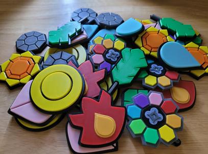 Kanto Gym badges 