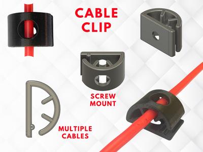 Cable Clip Screw Mount