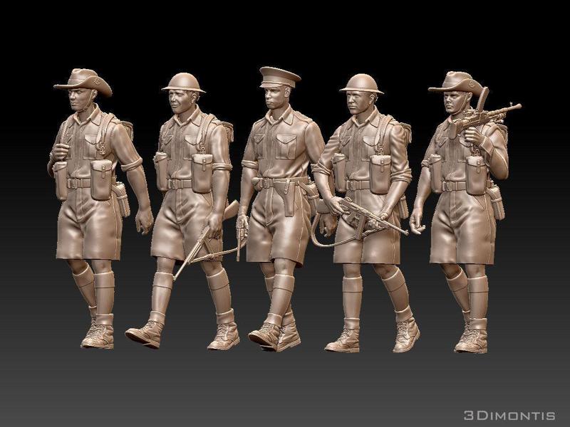 British Australia soldiers ww2