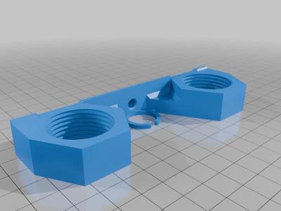 Double wall lamp fixture