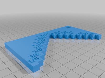 Table Saw Measure tool with bigger numbers