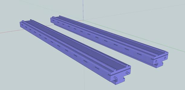 Anet A8 Plus LED strip holder