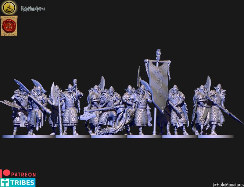 High elves white Lion guard (new version)(elf)