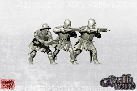  Crossbowmen with armour - 14th century 