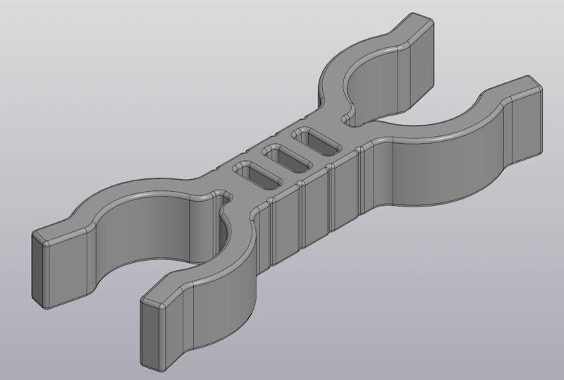 Clip for ski poles