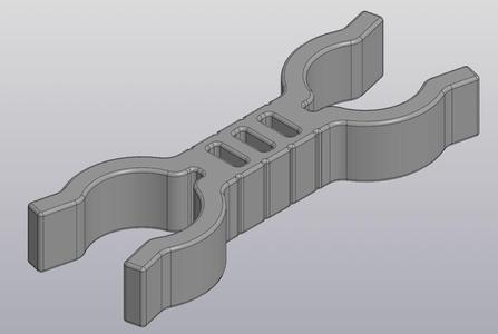 Clip for ski poles