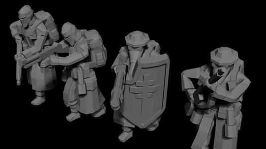 yeomen New antioch trench crusade low poly proxies