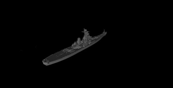 1/700 Scale USS New Jersey BB-62 1984.stl