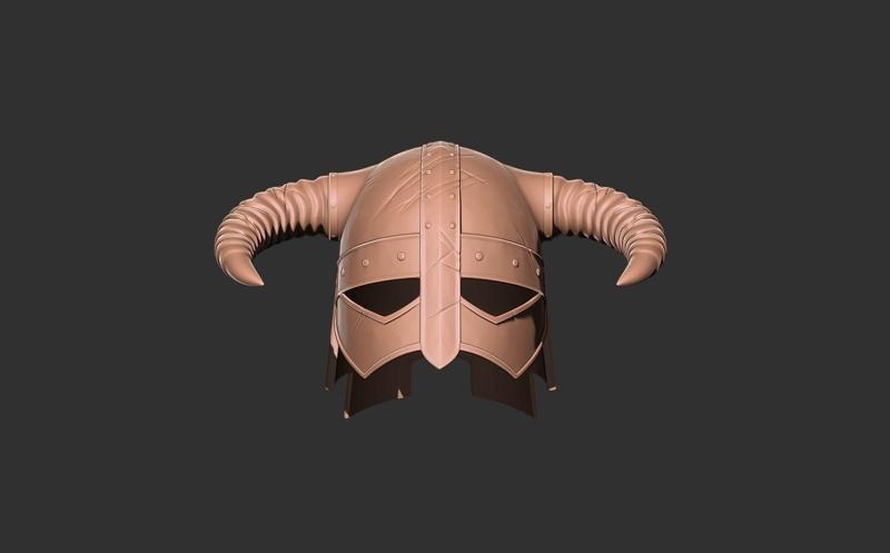Dovahkin Helmet Free 3D print model