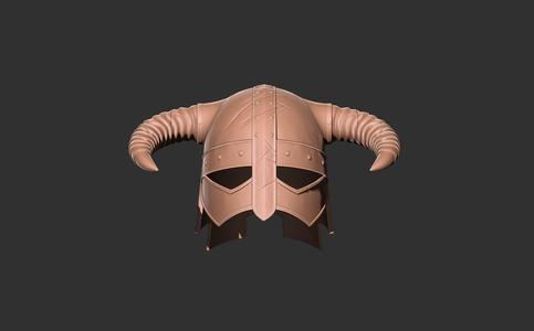 Dovahkin Helmet Free 3D print model