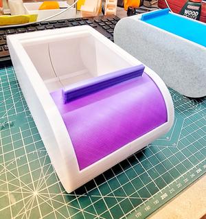 Sliding Curved Box Storage