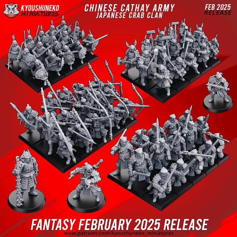 FEBRUARY 2025 Fantasy Release - Chinese Cathay Army