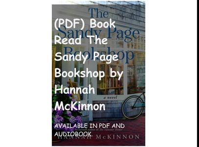 (PDF) Book Read The Sandy Page Bookshop by Hannah McKinnon