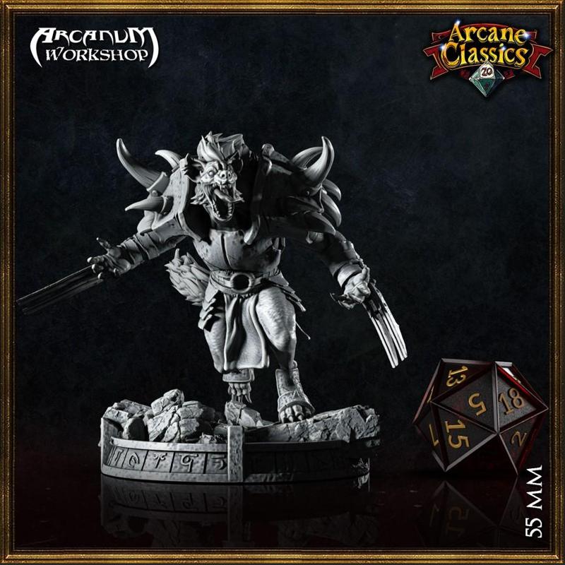Gnoll Hunter Claw Heavy and Light (55mm)