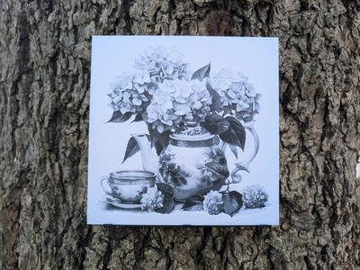 Tea Time - Earl Grey Tea Filament Painting