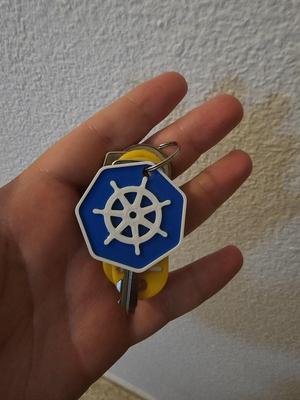 Kubernetes Logo Keychain