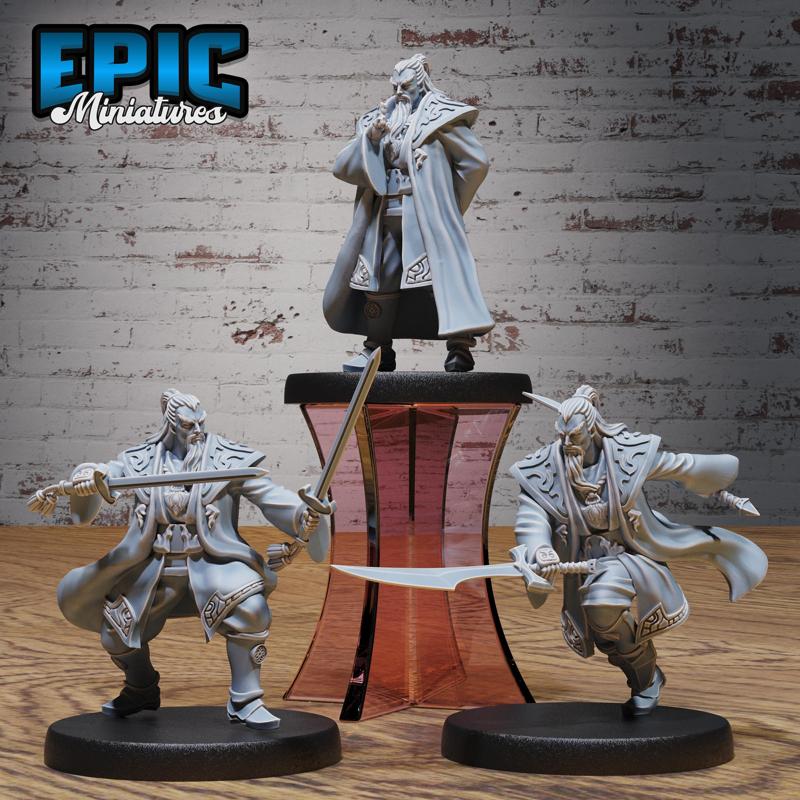 Blade Master Set / Sword Warrior / Katana Fighter / Samurai Male / Human Monk / Iron Fist Encounter