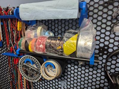 HSW - Tape Storage Shelf (15mm Rods)