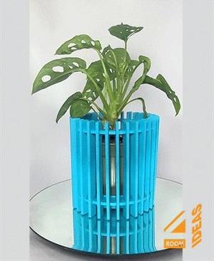 Planter Pot 2 - laser cut style
