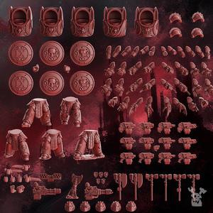 Crimson Wings Destroyers Squad (build-kit & easy-to-build models)