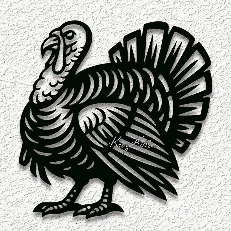 wild turkey 6 wall art home decor