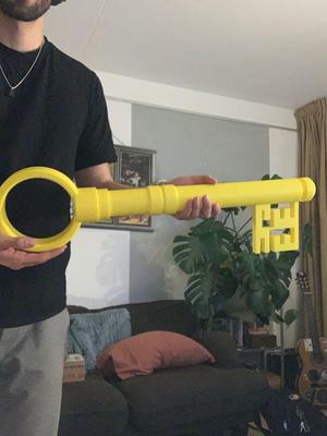 Life Size Medieval Key with secret compartment 
