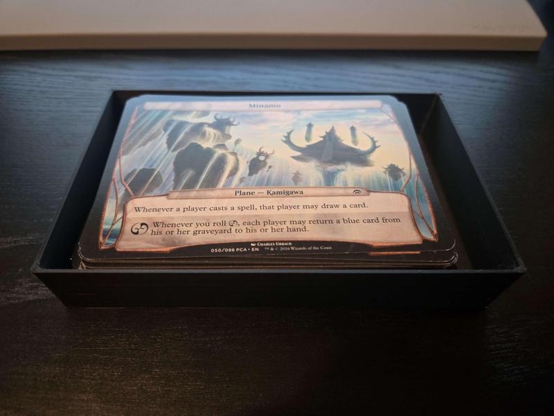 Planechase tray for the Gamegenic Castle