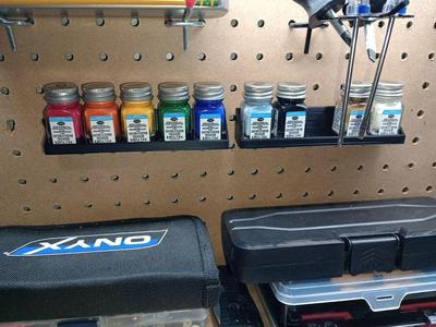 Testors peg board holder