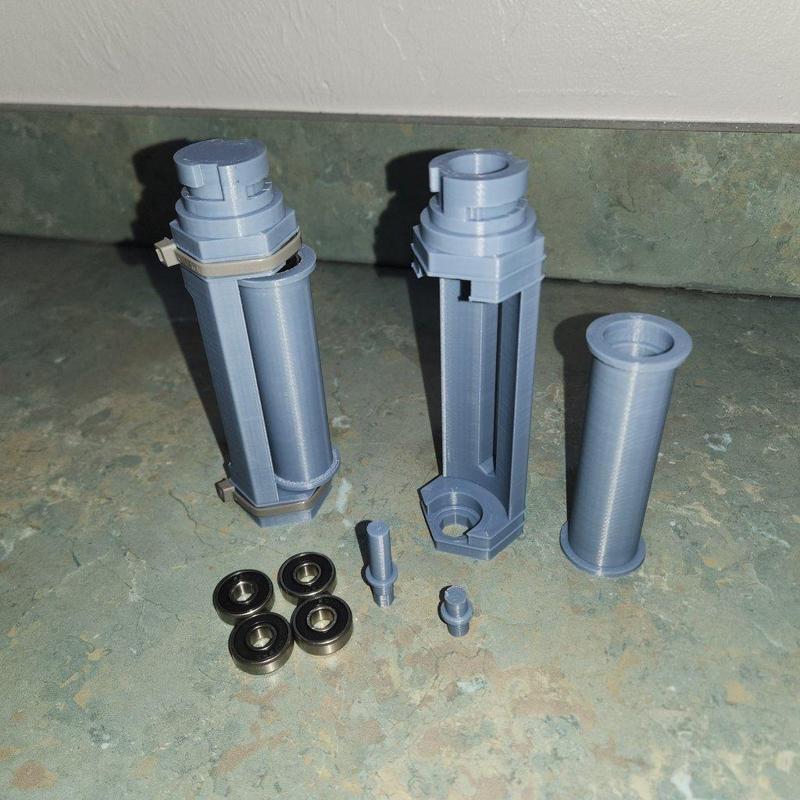 Filament Spool Holder Screw on and Creality Fitting